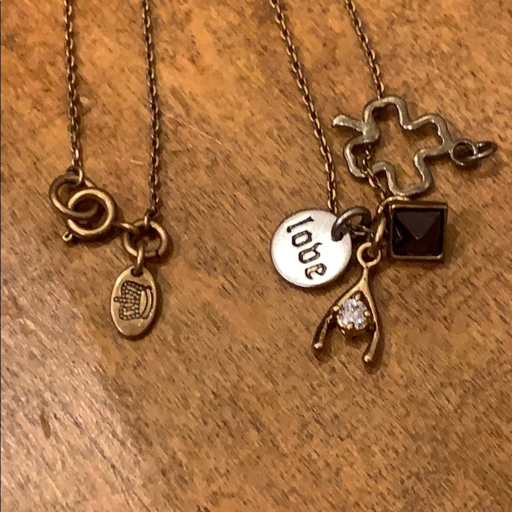***SOLD***Juicy Couture wishbone, love necklace - Picture 2 of 5